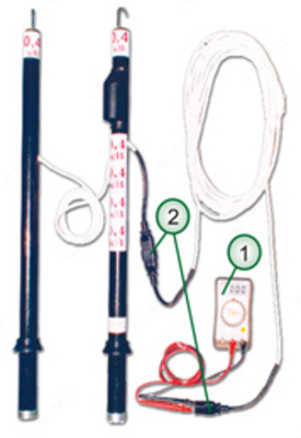 УНВЛ-0,4М-УНТЕХ — указатель напряжения с курсовым электроизолированным фонарем VONATEX