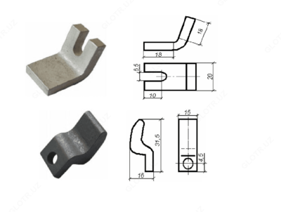 Контакт КТ6053 неподвижный