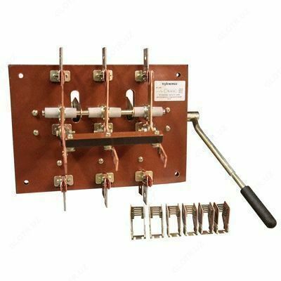 Переключатель ПБ-34 400А на текстолите, с дугогасительными камерами