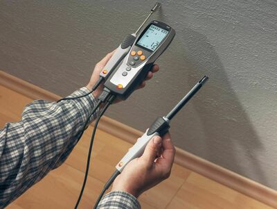 testo 635-1 — прибор для измерения влажности воздуха, влажности материала