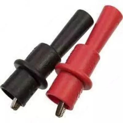 UNI-T UT-C05A(M4) — крокодил в кожухе на резьбе (комплект красный/черный), CAT III 1000V/CAT IV 600V 10А