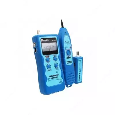 ProsKit MT-7059 — тестер кабельный с ЖК-дисплеем (трассировка, карта LAN кабелей)