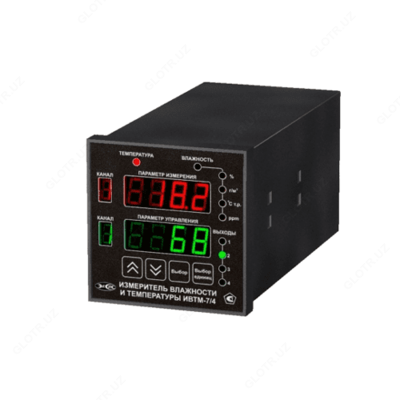 ИВТМ-7/4-Щ2 — четырехканальный стационарный измеритель-регулятор влажности и температуры в щитовом исполнении