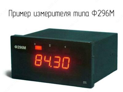 Ф296М — вольтметр цифровой щитовой постоянного тока