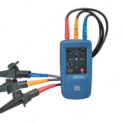 DT-902 — индикатор порядка подключения обмоток электродвигателя и порядка чередования фаз