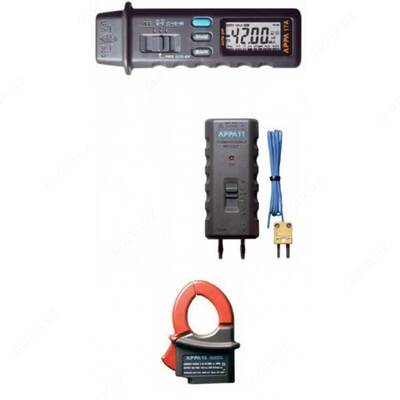 APPA 17A+15+11+CASE — комплект: мультиметр APPA 17A, преобразователь тока APPA 15, датчик температуры APPA 11, чехол