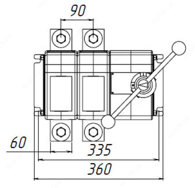 Выключатель-разъединитель ВНК-42-21130-32УХЛ3