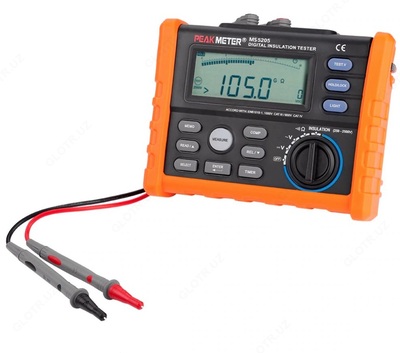 PeakMeter MS5205 — измеритель сопротивления изоляции