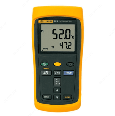 Fluke 52 II — двухканальный цифровой термометр