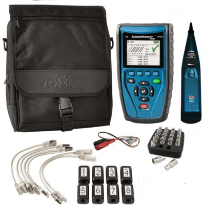 CableMaster 650 — комплект кабельного тестера, щупа и аксессуаров