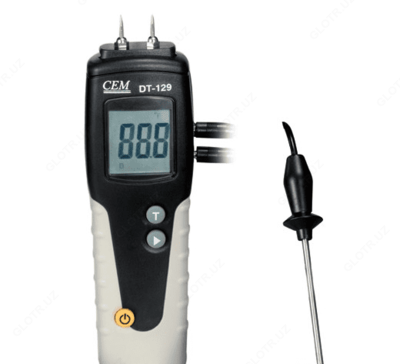 DT-129 — влагомер древесины, бумаги, пластика и раствора бетона