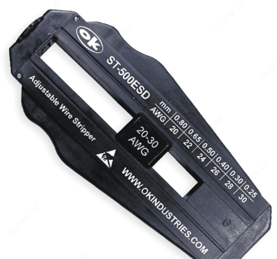 ST-500ESD — прецизионный антистатический стриппер для провода 0,25 - 0,8 мм