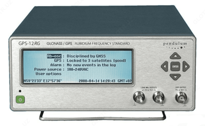 GPS-12RG — рубидиевый стандарт частоты с синхронизацией по GPS