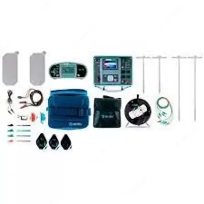 MI 3290 GX1 — анализатор заземления (комплект с двумя железными клещами и одними гибкими клещами)