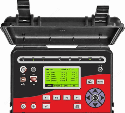 TESTER xDSL — анализатор xDSL с рефлектометром и WiFi-анализатором