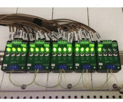 ДИРА-4/12 — 4-х канальный датчик индикации разряда аккумуляторов многократного действия, 12В