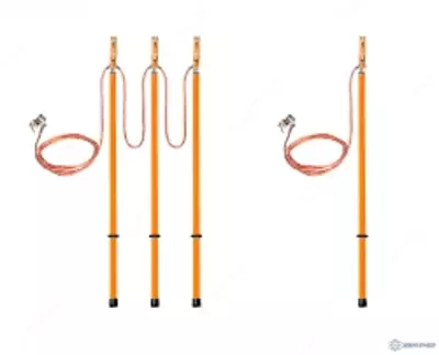 ЗПЛ-10-3/3-50 — заземление переносное линейное трехфазное (фазный зажим винтовой)
