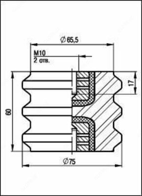 Изолятор опорный ИОР-1-250