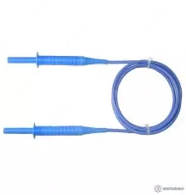 WAPRZ1X8BUBB10K — провод измерительный 1,8м с разъемами "банан" 10кВ голубой