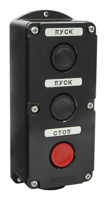 Пост кнопочный ПКЕ 222-3 У2 IP54 (пластик)