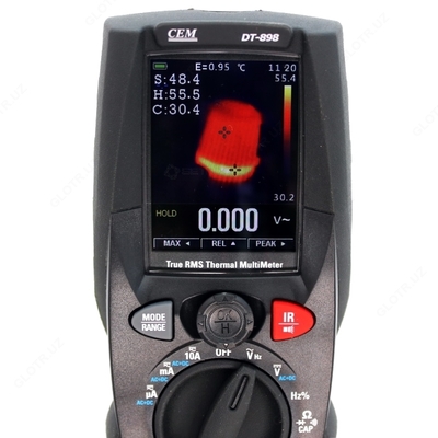 DT-898 — мультиметр TRMS с встроенным тепловизором
