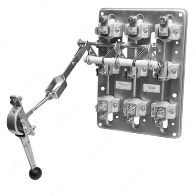 Рубильник со смещен.приводом РПС 2/1Л 250А (без ПН) рукоятка слева керамические изоляторы