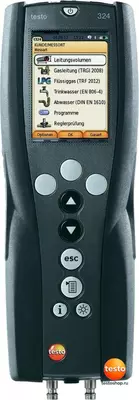 testo 324 профессиональный комплект — система тестирования газовых и гидравлических трубопроводов