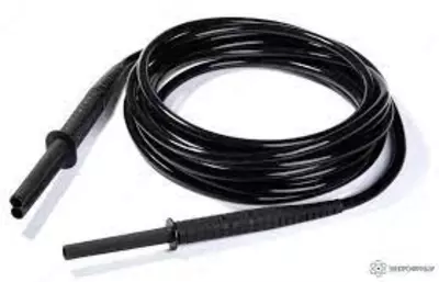 WAPRZ005BLBBE10K — провод измерительный 5м экранированный с разъемами "банан" 10кВ черный