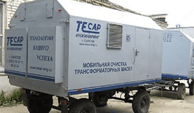ТВ-ЛТМ-902 — линия очистки трансформаторных масел (транспортируемый вариант)