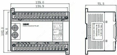 Программируемый логический контроллер plc XC3 серии micro plc XC3-42R-E