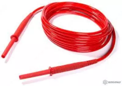 WAPRZ005REBB10K — провод измерительный 5м с разъемами "банан" 10кВ красный