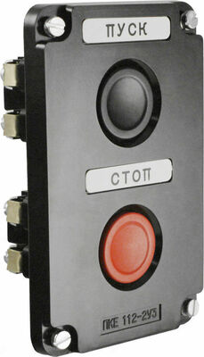 Пост кнопочный ПКЕ 112-2 У3 IP40 (пластик)