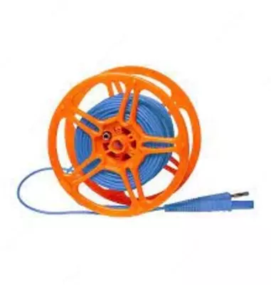 WAPRZ025BUBBSZ — провод измерительный 25м на катушке с разъёмами "банан" голубой