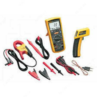 Fluke 1587KIT/62MAX+ FC — комплект мультиметр-мегомметр c функцией беспроводной связи + токовые клещи + инфракрасный термометр