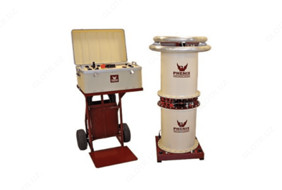 6CP200/100-10 — мобильная установка для испытания изоляции переменным напряжением до 200кВ, 50Гц, мощность 10кВА