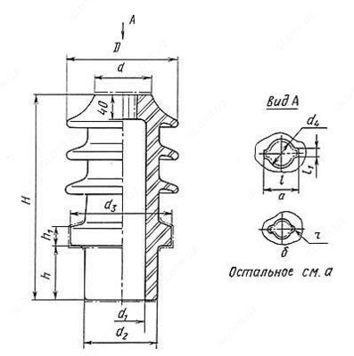 ИПТ 10/1000 Изолятор высокий