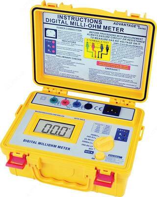 4136 MO — цифровой измеритель сопротивления - миллиомметр