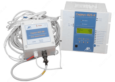 Сириус-825-ЗРШ — устройство релейной защиты и автоматики заземляющего разъединителя рабочей шины +825 В