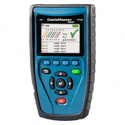 CableMaster 650 — комплект кабельного тестера, щупа и аксессуаров