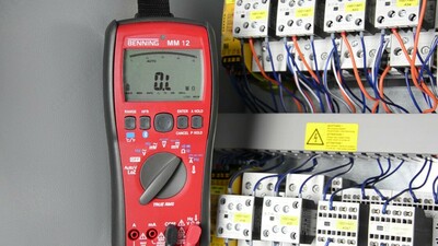 Benning ММ 12 — цифровой мультиметр TRUE RMS с функцией регистрации и интерфейсом Bluetooth