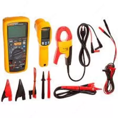 Fluke 1587KIT/62MAX+ FC — комплект мультиметр-мегаомметр c функцией беспроводной связи + токовые клещи + инфракрасный термометр