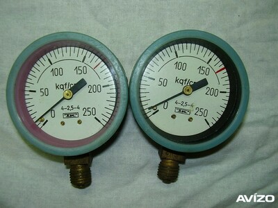 Манометр, напоромер, низкого давления МП-3-У -400 кг/см2