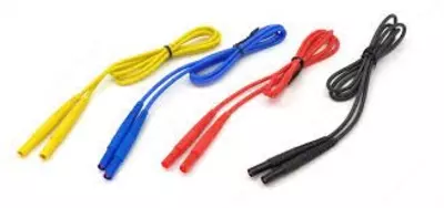 WAPRZ1X24PRU — комплект проводов измерительных 1,2м с разъемами банан 4 штуки