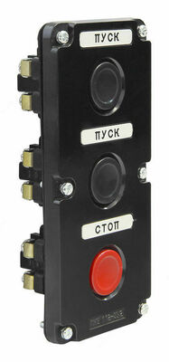 Пост кнопочный ПКЕ 112-3 У3 IP40 (пластик)