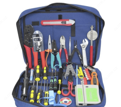 Набор для монтажа телекоммуникационных сетей (аналог Proskit 1PK-19382B)