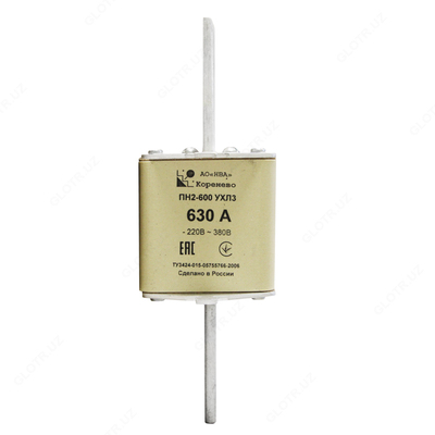 Плавкая вставка ПН2- 600/40А медь